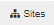 1. Select Sites from navigation menu