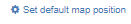 9. Set default map position button