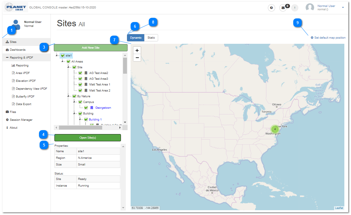 4.1.1. Accessing a Site