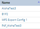 1. Area iiPDF Configuration Name