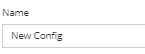 1. Configuration Name
