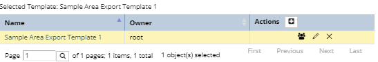 4. Export Template