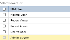 8. Viewer List