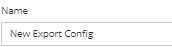 1. Specify the name of the new Butterfly View iiPDF Configuration