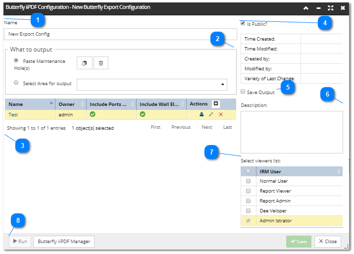 Butterfly View iiPDF Configuration