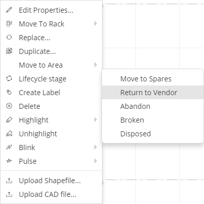 2. Select Lifecycle stage context menu