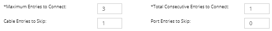 2. Set the Connection Parameters