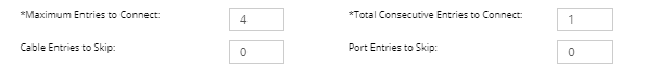 2. Set the Connection Parameters