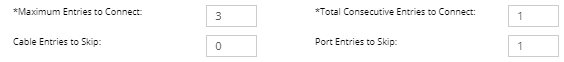 2. Set the Connection Parameters