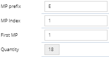 1. Define Mount Point Name Prefix, Index and the First Mount Point index