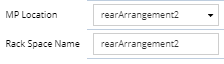 2. Define Rack Space location