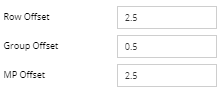 4. Specify the Mount Point, Group and Row Offset