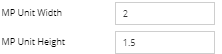 6. Specify the width and the height of each Mount Point