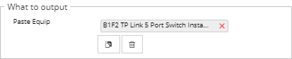 2. Specify what to output