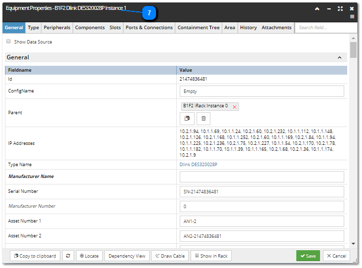 4.2.2.1. Object Properties dialogs