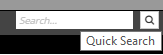 2. Type in search string
