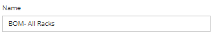 1. Report Configuration Name