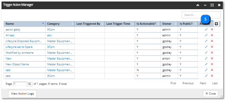 Trigger Action Manager