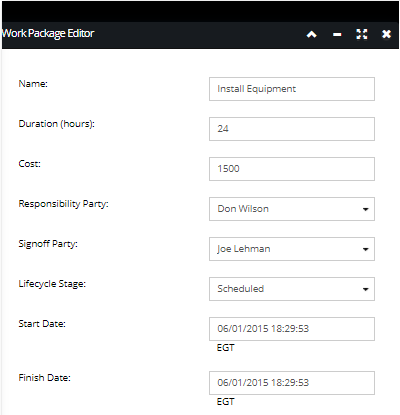 1. Work Package Details